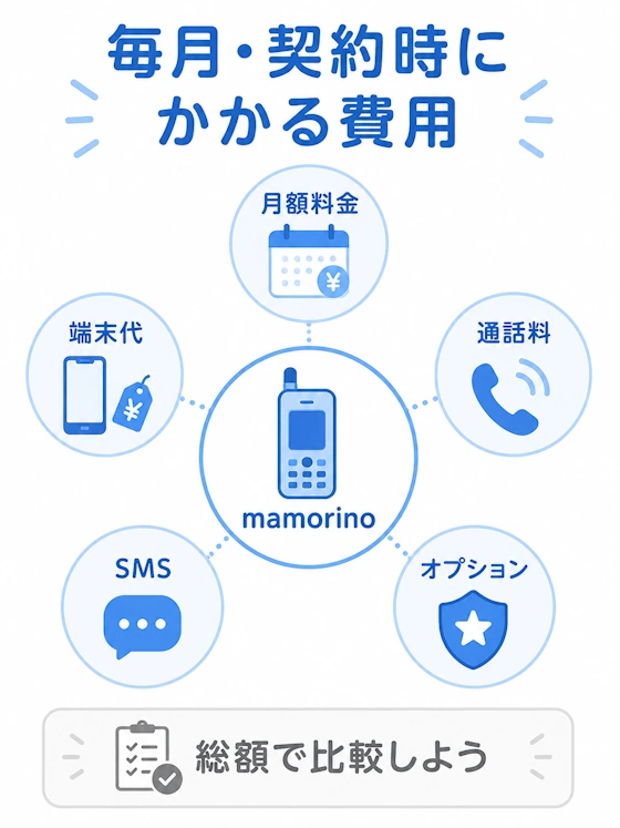 mamorinoにかかる費用の内訳図