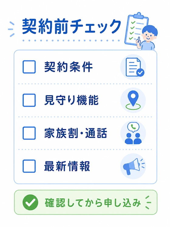 契約前チェックリスト